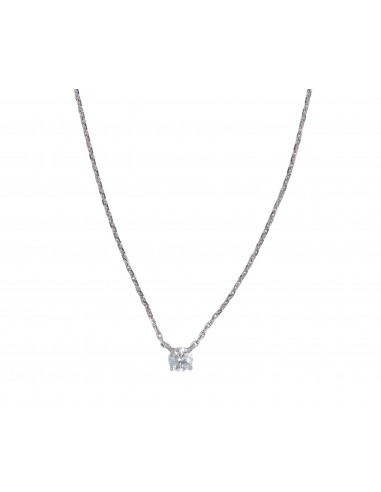 COLLIER SOLITAIRE MAUBOUSSIN OR & DIAMANT solde