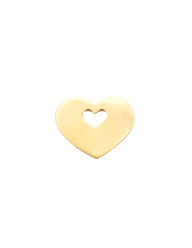 PENDENTIF POIRAY "COEUR SECRET" OR JAUNE Paris Déstockage Promo