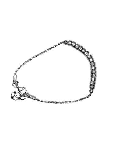 Bracelet argent 925 avec rondelles sur le dessus 2 - 3 jours ouvrés.