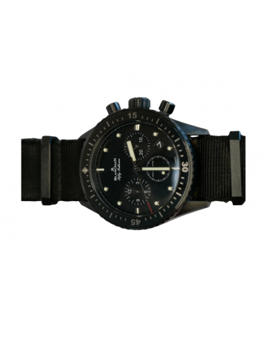 Montre Blancpain® Fifty Fathoms Bathyscaphe noire en céraminque commande en ligne