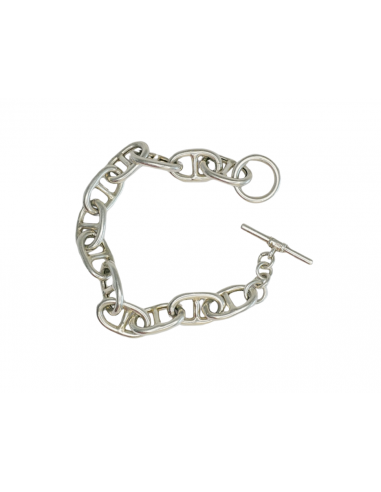 Bracelet en argent 925 avec des mailles épaisses store