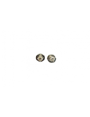 Boucles d'oreille Or gris 750 et diamants de France