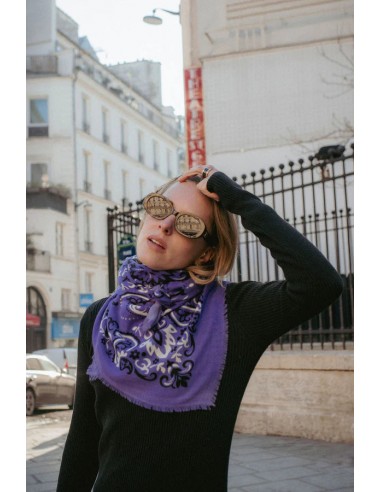 FOULARD BANDANA MAISON LECOMTE FLAMENT à prix réduit toute l'année