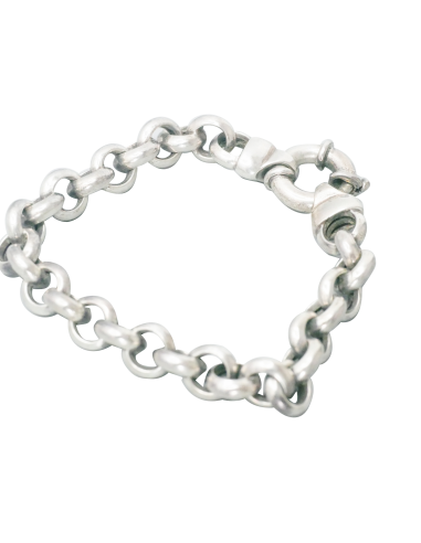 Bracelet argent maille ronde et fermoir bouée Comparez plus de prix