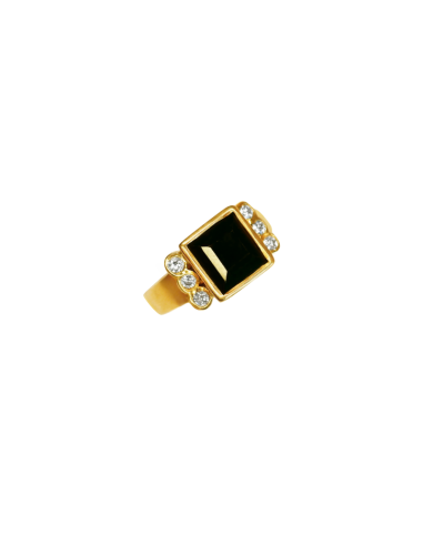 Bague or jaune 750 et 6 diamants store