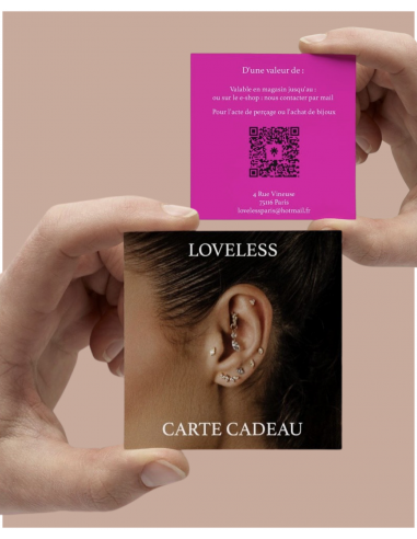 Carte  cadeau en ligne