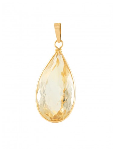 PENDENTIF "POIRE" CITRINE shop