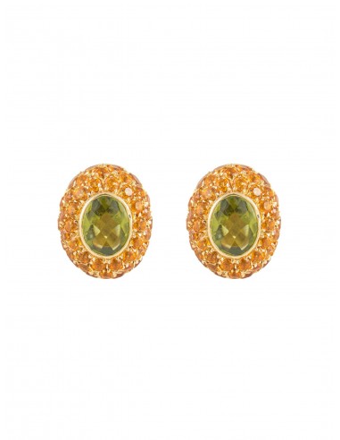 BOUCLES D'OREILLES OR & CITRINE d'Europe débarque