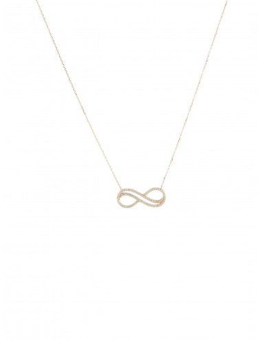 COLLIER « INFINITY » OR JAUNE prix