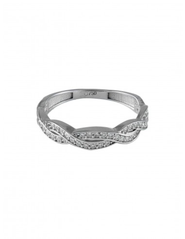 BAGUE "TORSADE" OR BLANC & DIAMANTS online