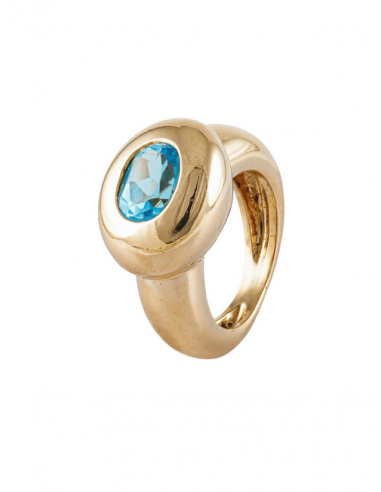 BAGUE FRED OR & TOPAZE outlet