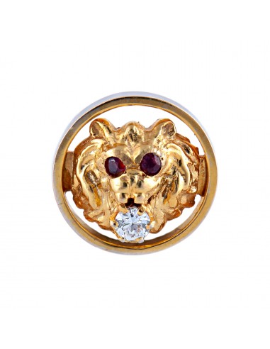 BOUTONS DE MANCHETTES "LION" OR/DIAMANTS & RUBIS store