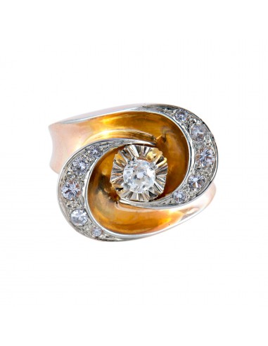 BAGUE  « TOURBILLON » OR & DIAMANTS en ligne des produits 